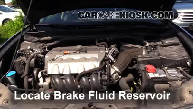 2009 Acura TSX 2.4L 4 Cyl. Brake Fluid Check Fluid Level